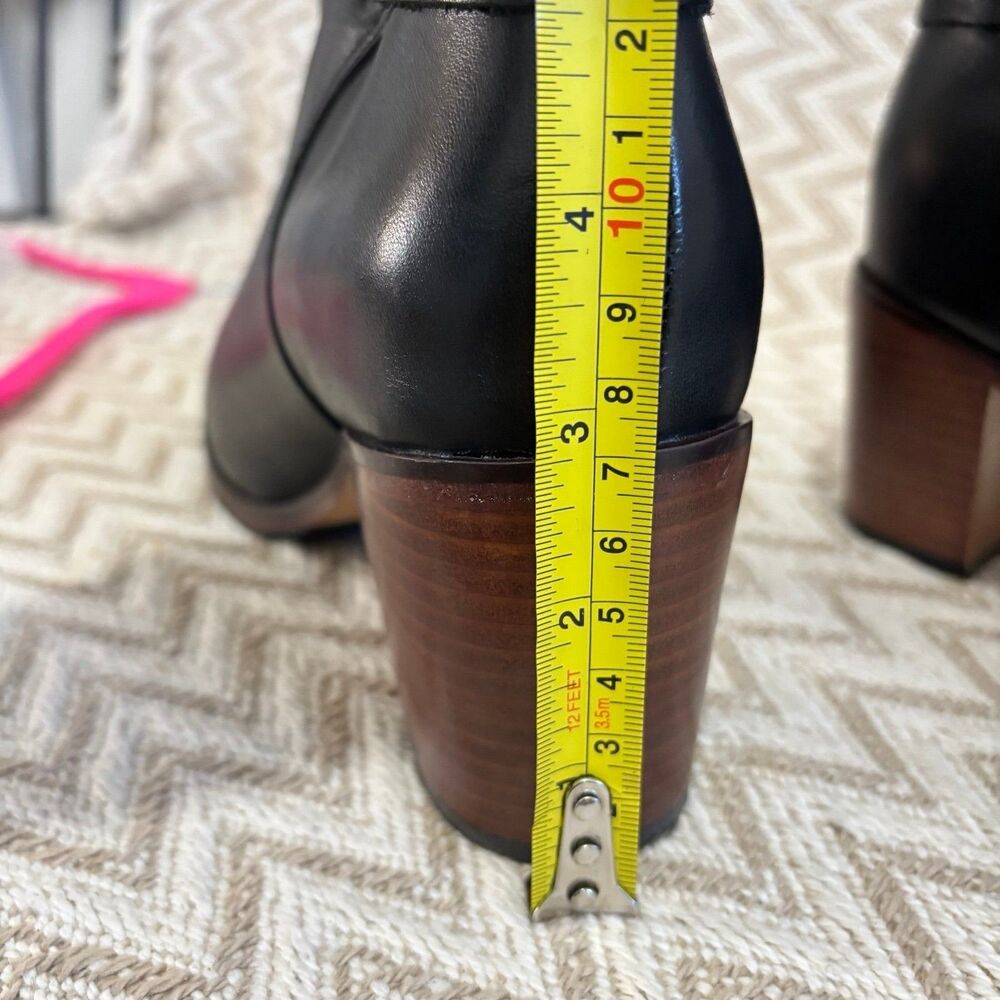 Wolverine 1000 Mile Samantha Pleet Bonny Pull On Black Leather Boots Size 8 - Picture 11 of 11